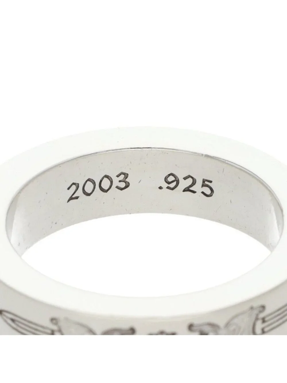 Chrome Hearts Spacer Dagger Silver Ring